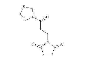 1-(3-keto-3-thiazolidin-3-yl-propyl)pyrrolidine-2,5-quinone