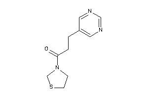 3-(5-pyrimidyl)-1-thiazolidin-3-yl-propan-1-one