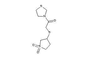 2-[(1,1-diketothiolan-3-yl)thio]-1-thiazolidin-3-yl-ethanone