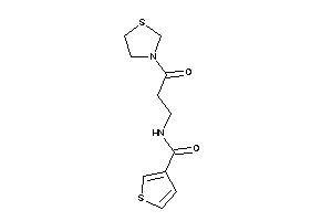 N-(3-keto-3-thiazolidin-3-yl-propyl)thiophene-3-carboxamide