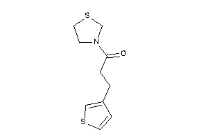 1-thiazolidin-3-yl-3-(3-thienyl)propan-1-one