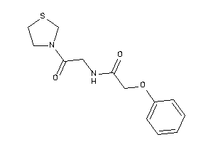 N-(2-keto-2-thiazolidin-3-yl-ethyl)-2-phenoxy-acetamide