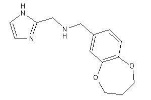 3,4-dihydro-2H-1,5-benzodioxepin-7-ylmethyl(1H-imidazol-2-ylmethyl)amine