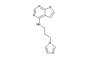 3-imidazol-1-ylpropyl(thieno[2,3-d]pyrimidin-4-yl)amine