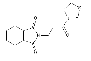 2-(3-keto-3-thiazolidin-3-yl-propyl)-3a,4,5,6,7,7a-hexahydroisoindole-1,3-quinone