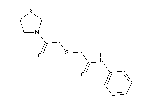 2-[(2-keto-2-thiazolidin-3-yl-ethyl)thio]-N-phenyl-acetamide