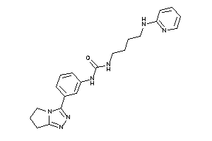 1-[3-(6,7-dihydro-5H-pyrrolo[2,1-c][1,2,4]triazol-3-yl)phenyl]-3-[4-(2-pyridylamino)butyl]urea