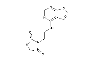 3-[2-(thieno[2,3-d]pyrimidin-4-ylamino)ethyl]thiazolidine-2,4-quinone