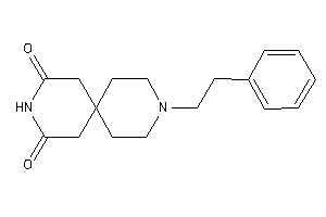9-phenethyl-3,9-diazaspiro[5.5]undecane-2,4-quinone