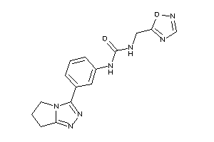 1-[3-(6,7-dihydro-5H-pyrrolo[2,1-c][1,2,4]triazol-3-yl)phenyl]-3-(1,2,4-oxadiazol-5-ylmethyl)urea