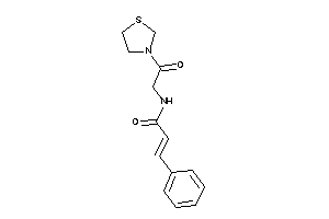 N-(2-keto-2-thiazolidin-3-yl-ethyl)-3-phenyl-acrylamide