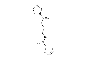 N-(4-keto-4-thiazolidin-3-yl-butyl)-2-furamide