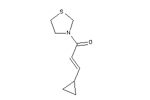3-cyclopropyl-1-thiazolidin-3-yl-prop-2-en-1-one