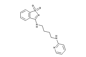 (1,1-diketo-1,2-benzothiazol-3-yl)-[4-(2-pyridylamino)butyl]amine