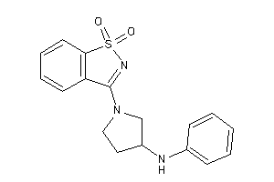 [1-(1,1-diketo-1,2-benzothiazol-3-yl)pyrrolidin-3-yl]-phenyl-amine