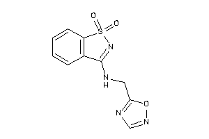 (1,1-diketo-1,2-benzothiazol-3-yl)-(1,2,4-oxadiazol-5-ylmethyl)amine