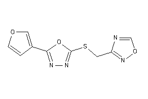 2-(3-furyl)-5-(1,2,4-oxadiazol-3-ylmethylthio)-1,3,4-oxadiazole