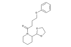 1-[2-(1,3-dioxolan-2-yl)piperidino]-4-phenoxy-butan-1-one