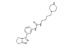 1-[3-(6,7-dihydro-5H-pyrrolo[2,1-c][1,2,4]triazol-3-yl)phenyl]-3-(4-piperazinobutyl)urea