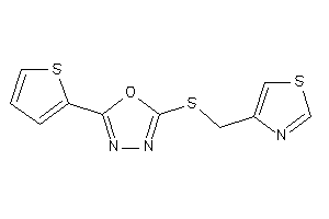 2-(thiazol-4-ylmethylthio)-5-(2-thienyl)-1,3,4-oxadiazole