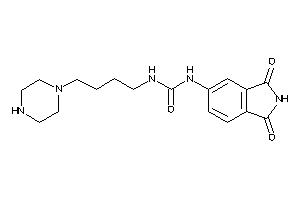 1-(1,3-diketoisoindolin-5-yl)-3-(4-piperazinobutyl)urea