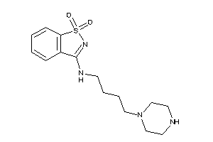 (1,1-diketo-1,2-benzothiazol-3-yl)-(4-piperazinobutyl)amine