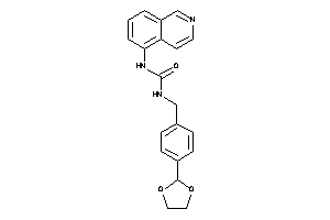 1-[4-(1,3-dioxolan-2-yl)benzyl]-3-(5-isoquinolyl)urea