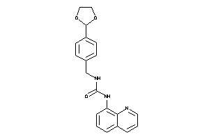 1-[4-(1,3-dioxolan-2-yl)benzyl]-3-(8-quinolyl)urea