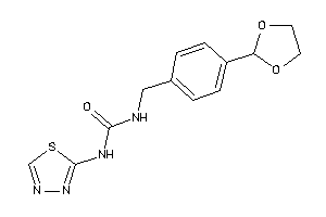 1-[4-(1,3-dioxolan-2-yl)benzyl]-3-(1,3,4-thiadiazol-2-yl)urea