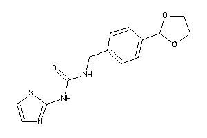 1-[4-(1,3-dioxolan-2-yl)benzyl]-3-thiazol-2-yl-urea