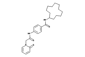 N-cyclododecyl-4-[[2-(2-keto-1-pyridyl)acetyl]amino]benzamide