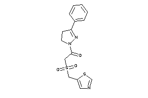 1-(3-phenyl-2-pyrazolin-1-yl)-2-(thiazol-5-ylmethylsulfonyl)ethanone