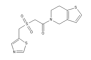 1-(6,7-dihydro-4H-thieno[3,2-c]pyridin-5-yl)-2-(thiazol-5-ylmethylsulfonyl)ethanone