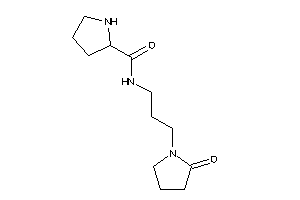 N-[3-(2-ketopyrrolidino)propyl]pyrrolidine-2-carboxamide