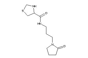 N-[3-(2-ketopyrrolidino)propyl]thiazolidine-4-carboxamide