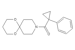 7,11-dioxa-3-azaspiro[5.5]undecan-3-yl-(1-phenylcyclopropyl)methanone