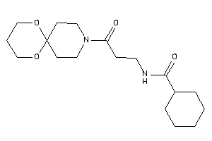 N-[3-(7,11-dioxa-3-azaspiro[5.5]undecan-3-yl)-3-keto-propyl]cyclohexanecarboxamide