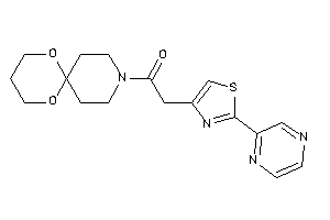 1-(7,11-dioxa-3-azaspiro[5.5]undecan-3-yl)-2-(2-pyrazin-2-ylthiazol-4-yl)ethanone