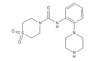 1,1-diketo-N-(2-piperazinophenyl)-1,4-thiazinane-4-carboxamide