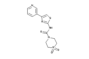 1,1-diketo-N-[4-(3-pyridyl)thiazol-2-yl]-1,4-thiazinane-4-carboxamide