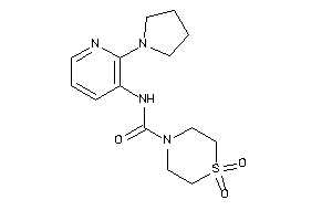 1,1-diketo-N-(2-pyrrolidino-3-pyridyl)-1,4-thiazinane-4-carboxamide