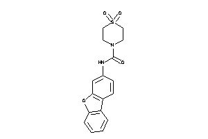 N-dibenzofuran-3-yl-1,1-diketo-1,4-thiazinane-4-carboxamide