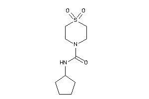 N-cyclopentyl-1,1-diketo-1,4-thiazinane-4-carboxamide