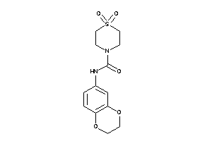 N-(2,3-dihydro-1,4-benzodioxin-6-yl)-1,1-diketo-1,4-thiazinane-4-carboxamide