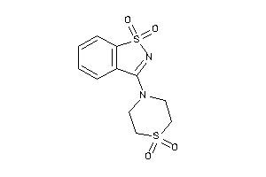 Image of 3-(1,1-diketo-1,4-thiazinan-4-yl)-1,2-benzothiazole 1,1-dioxide