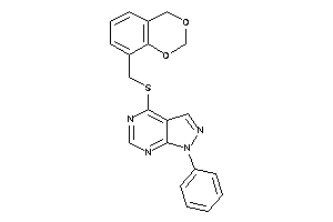 4-(4H-1,3-benzodioxin-8-ylmethylthio)-1-phenyl-pyrazolo[3,4-d]pyrimidine