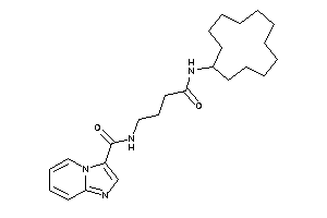 N-[4-(cyclododecylamino)-4-keto-butyl]imidazo[1,2-a]pyridine-3-carboxamide