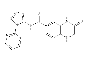 3-keto-N-[2-(2-pyrimidyl)pyrazol-3-yl]-2,4-dihydro-1H-quinoxaline-6-carboxamide