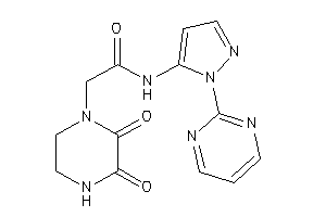 2-(2,3-diketopiperazino)-N-[2-(2-pyrimidyl)pyrazol-3-yl]acetamide