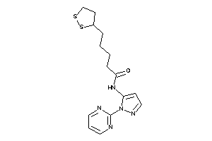 5-(dithiolan-3-yl)-N-[2-(2-pyrimidyl)pyrazol-3-yl]valeramide